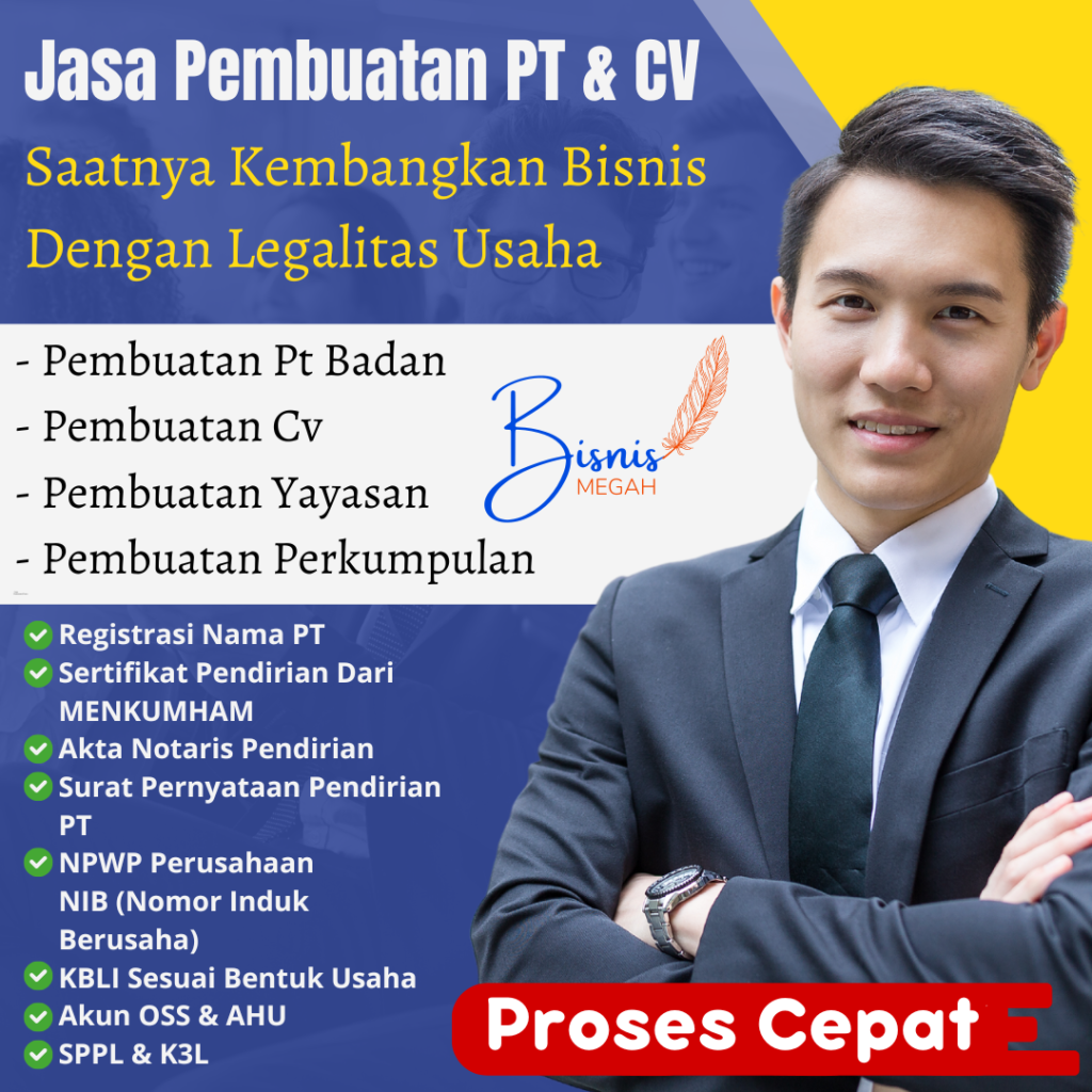 Jasa Pembuatan Pendirian PT CV